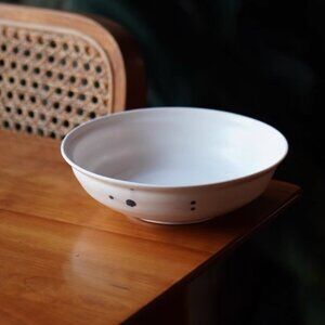 Ceramic Bowl in Blue and White Serving Dish
